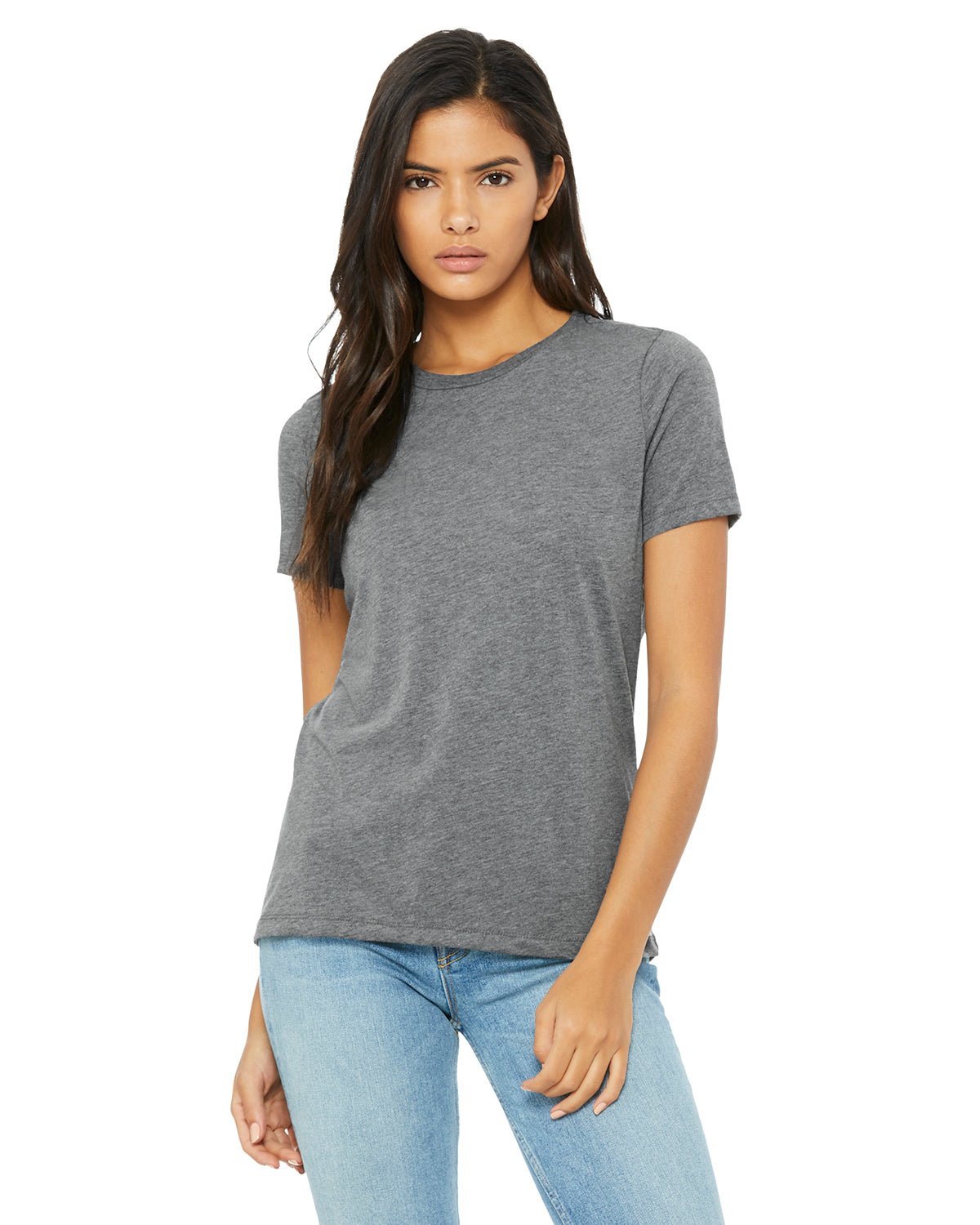Women's Relaxed Triblend Short Sleeve Tee KOURTLY by Loriet Sports
