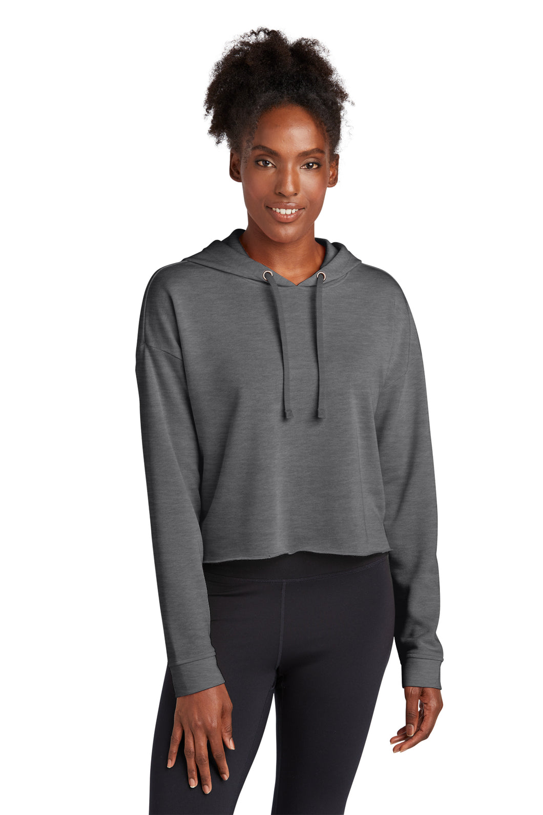 Performance Cropped Hoodie - Graphite