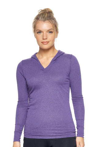 Active Soft Heather Hoodie - Purple