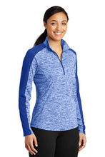 Load image into Gallery viewer, Ladies Laser Performance Quarter-zip - Royal
