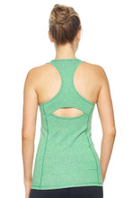 Load image into Gallery viewer, Eyelet Performance Tank Top - Green
