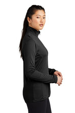 Load image into Gallery viewer, Ladies Quarter-zip Comfort Performance Pullover - Black
