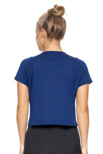 Load image into Gallery viewer, MoCa Cropped Tee - Navy
