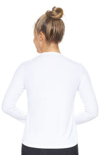 Load image into Gallery viewer, Ladies Long Sleeve Expert Tech Top - White
