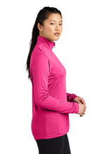 Load image into Gallery viewer, Ladies Quarter-zip Comfort Performance Pullover - Berry
