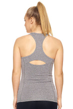 Load image into Gallery viewer, Eyelet Performance Tank Top - Grey
