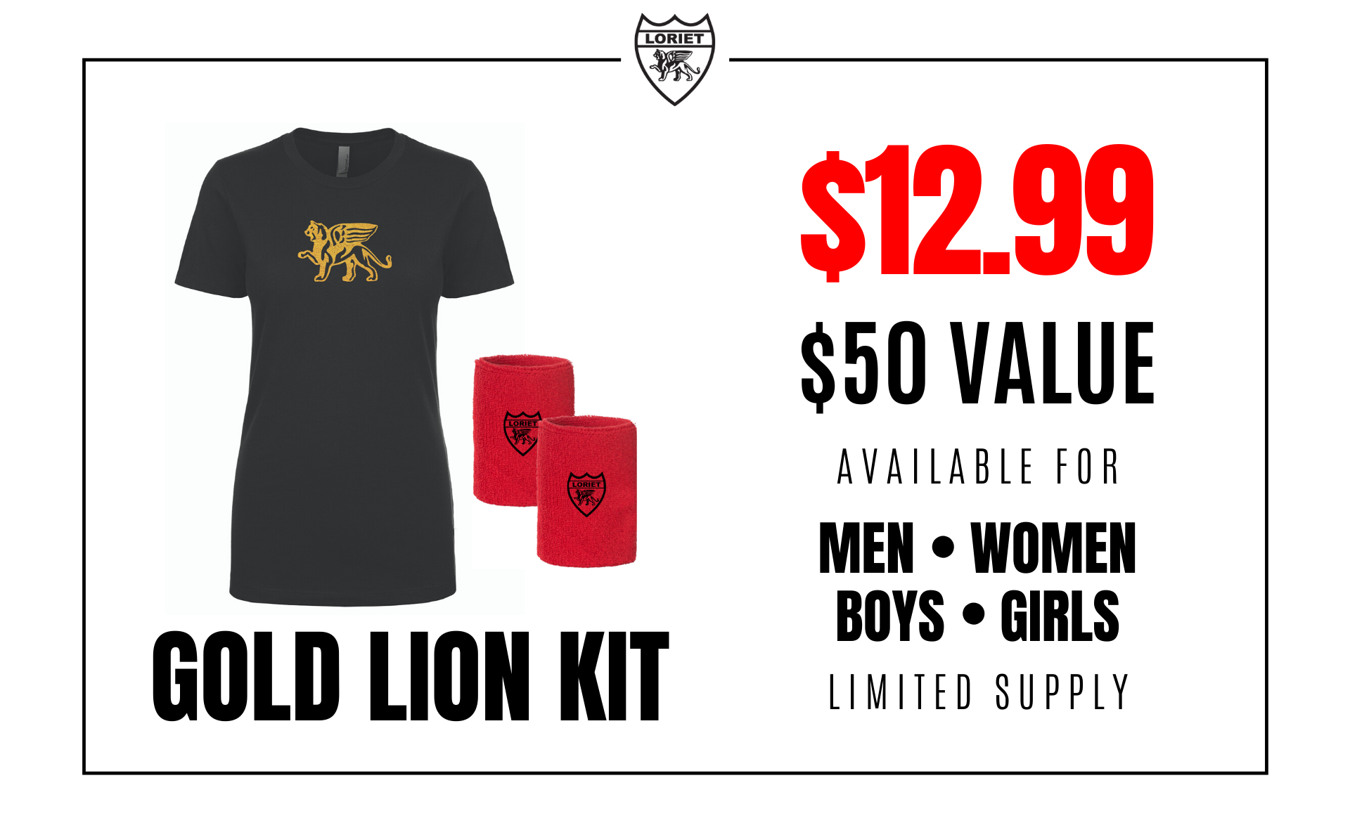 Gold Lion Kit - Women - Loriet Activewear