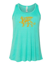Load image into Gallery viewer, Girls Gold Lion Racerback Tank Top - Loriet Activewear
