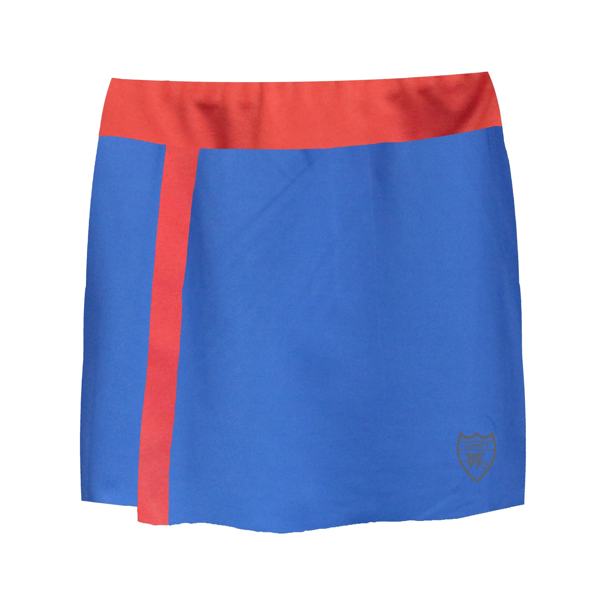 London Performance Skort - Blue/Red - Loriet Activewear