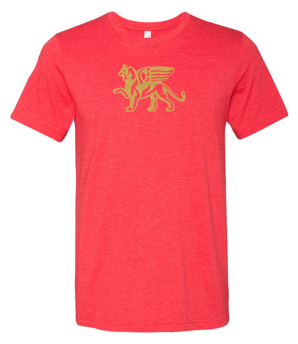 Comfort Gold Lion Tee - Loriet Activewear