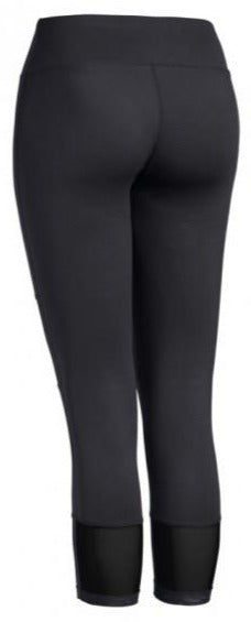 Flow Performance Capri Leggings - Black - Loriet Activewear