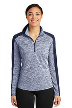 Load image into Gallery viewer, Ladies Laser Performance Quarter-zip

