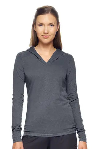 Active Soft Heather Hoodie Loriet Activewear