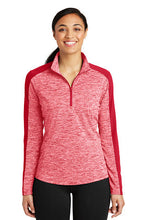 Load image into Gallery viewer, Ladies Laser Performance Quarter-zip
