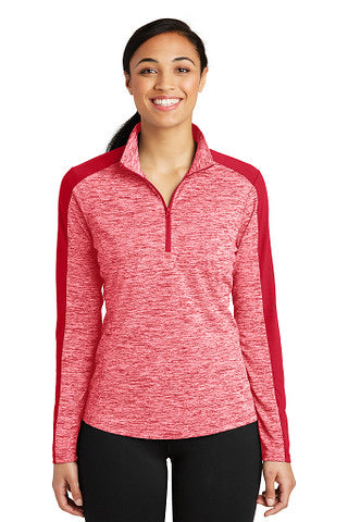 Ladies Laser Performance Quarter-zip